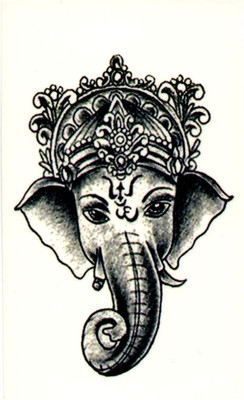 

Yashvi Traders Yashvi Traders Fashion Body Art Decoration Tattoo Waterproof Temporary Tattoo Stickers(Ganesh)