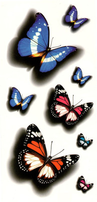 

Yashvi Traders Yashvi Traders Temporary body Tattoo For Girls Men Women(Butterfly)