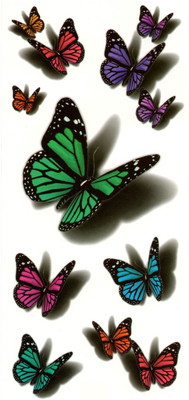 

Yashvi Traders Yashvi Traders 3D Temporary body Tattoo Stickers(Butterfly)