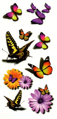 

Yashvi Traders Yashvi Traders Fashion Body Art Decoration Tattoo Waterproof Temporary Tattoo Stickers(Butterfly)