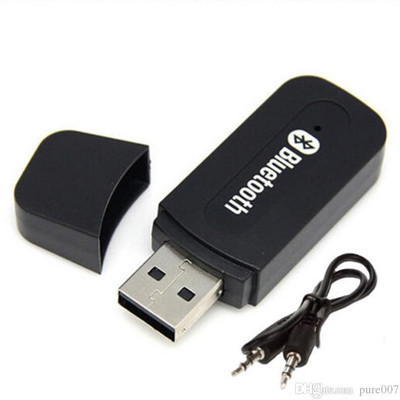 

Shopimoz Bluetooth Stereo Adapter Audio Receiver 3.5Mm Music Wireless Hifi Dongle USB Adapter USB Adapter(Black)