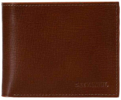 

Satya Paul Men Brown Genuine Leather Wallet(6 Card Slots), Tan
