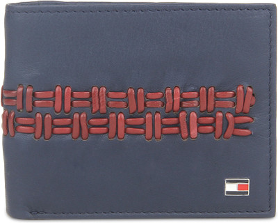 

Tommy Hilfiger Men Multicolor Genuine Leather Wallet(3 Card Slots), Red+nvy