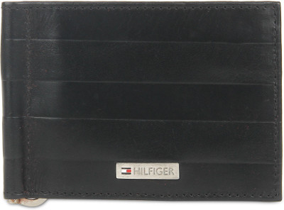 

Tommy Hilfiger Men Black Genuine Leather Wallet(7 Card Slots)