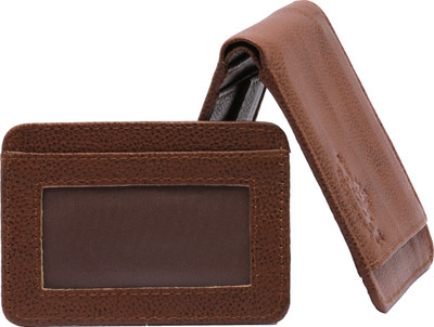 

the puzzle concept - tpc Men Tan Genuine Leather Wallet(7 Card Slots)