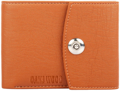 

Oaks Wood Boys Tan Artificial Leather Wallet(6 Card Slots)