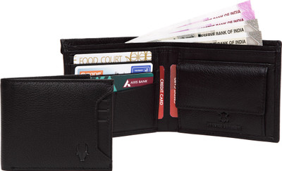 

WildHorn Men Black Genuine Leather Wallet(7 Card Slots)