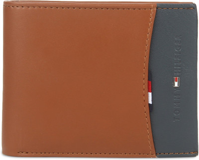 

Tommy Hilfiger Men Tan, Grey Genuine Leather Wallet(4 Card Slots), Tan/gry