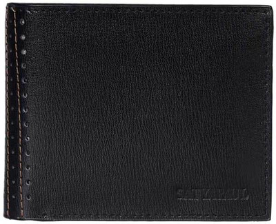 

Satya Paul Men Black Genuine Leather Wallet(6 Card Slots)