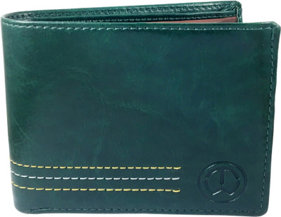 

TnW Men Green Artificial Leather Wallet(3 Card Slots)