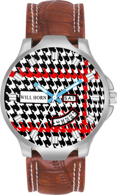 

WILL HORN WH-8103 Awesome Multicolour Day and Date Series for Men Watch - For Boys