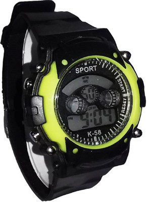 

PEPPER STYLE 7 Light Yellow Wrist Digital Watch Girls Or Boys Style 027 Watch - For Boys & Girls