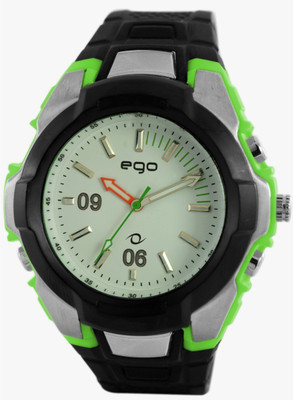 

Maxima Ego Silver Dial Analog Watch For Men E-41082PPGN Watch - For Men