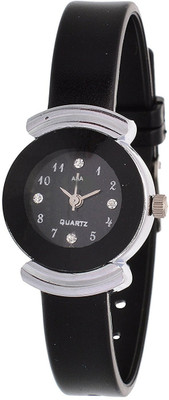 

A&A Black Dial Analog Watch Watch - For Women