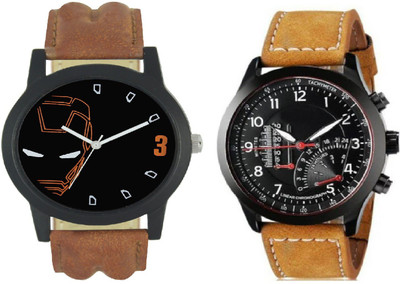 

Infinity Enterprise designer fancy antique leather strap Watch - For Men