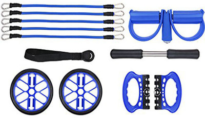 

Instafit 5 IN 1 Ab Wheel, Push-up, Door Gym, Chest Arm Expander & Pedal Exercise Ab Exerciser(Blue)
