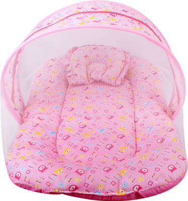 

Baby Grow Toddler Mattress with Mosquito Net Toddler Mattress with Mosquito Net Printed(Fabric, Pink)