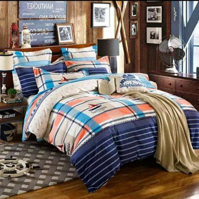

Shivaay Fashion 200 TC Cotton Double Printed Bedsheet(Pack of 1, Multicolor)