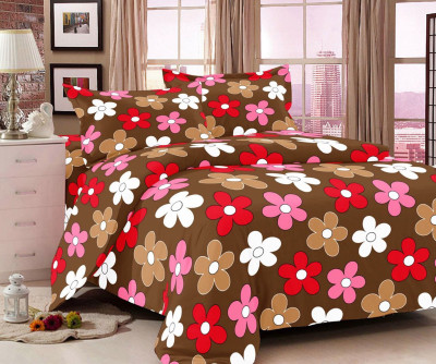 

Shivaay Fashion 200 TC Cotton Double Printed Bedsheet(Pack of 1, Multicolor)