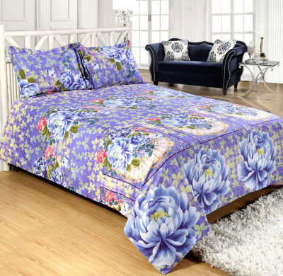 

Shivaay Fashion 200 TC Cotton Double Printed Bedsheet(Pack of 1, Multicolor)