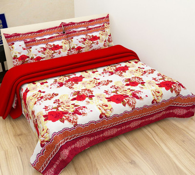 

Shivaay Fashion 200 TC Cotton Double Printed Bedsheet(Pack of 1, Multicolor)