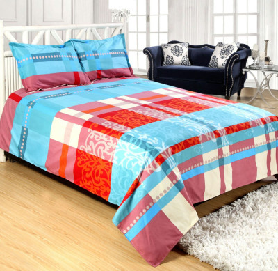 

Shivaay Fashion 200 TC Cotton Double Printed Bedsheet(Pack of 1, Multicolor)