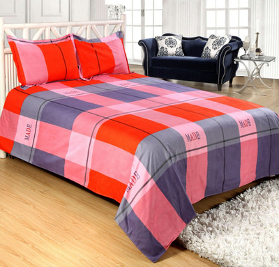 

Shivaay Fashion 200 TC Cotton Double Printed Bedsheet(Pack of 1, Multicolor)