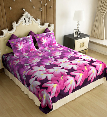 

Shivaay Fashion 200 TC Cotton Double Printed Bedsheet(Pack of 1, Multicolor)