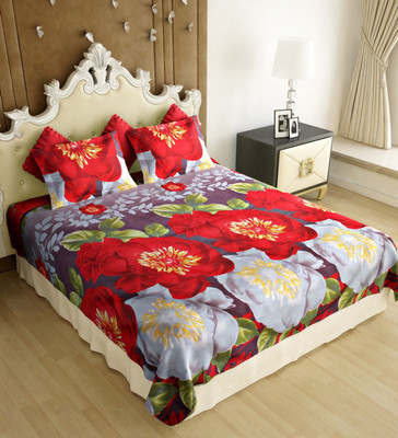 

Shivaay Fashion 200 TC Cotton Double Printed Bedsheet(Pack of 1, Multicolor)