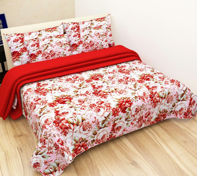 

Shivaay Fashion 200 TC Cotton Double Printed Bedsheet(Pack of 1, Multicolor)