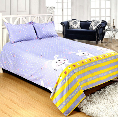

Shivaay Fashion 200 TC Cotton Double Printed Bedsheet(Pack of 1, Multicolor)