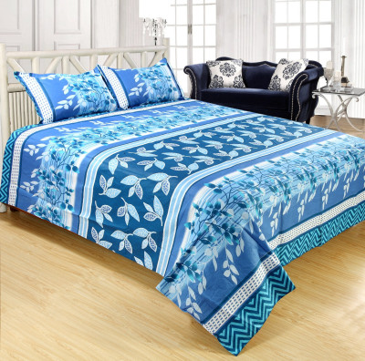 

Shivaay Fashion 200 TC Cotton Double Printed Bedsheet(Pack of 1, Multicolor)
