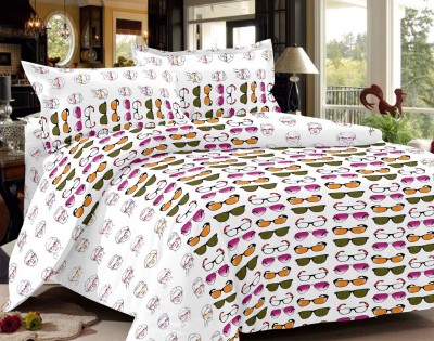 

Shivaay Fashion 200 TC Cotton Double Printed Bedsheet(Pack of 1, Multicolor)