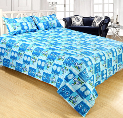 

Shivaay Fashion 200 TC Cotton Double Printed Bedsheet(Pack of 1, Multicolor)