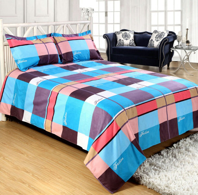

Shivaay Fashion 200 TC Cotton Double Printed Bedsheet(Pack of 1, Multicolor)