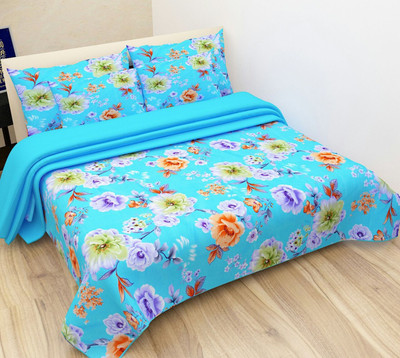 

Shivaay Fashion 200 TC Cotton Double Printed Bedsheet(Pack of 1, Multicolor)