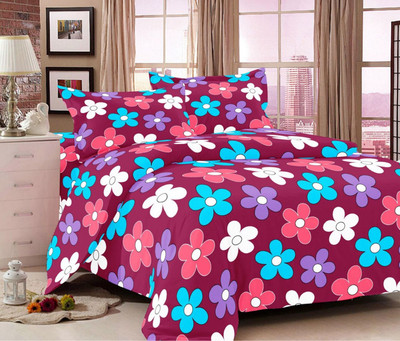 

Shivaay Fashion 200 TC Cotton Double Printed Bedsheet(Pack of 1, Multicolor)