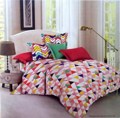 

Shivaay Fashion 200 TC Cotton Double Printed Bedsheet(Pack of 1, Multicolor)
