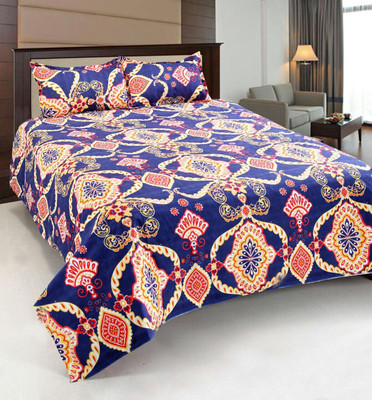 

Shivaay Fashion 200 TC Cotton Double Printed Bedsheet(Pack of 1, Multicolor)