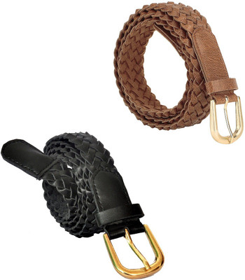 

Jainsons Women Casual Black, Tan Artificial Leather Belt