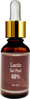 

Cosderma Lactic Acid Party Peel 60% Glow Skin whitening Removes Pigmentation Melasma spots Scars(30 ml)