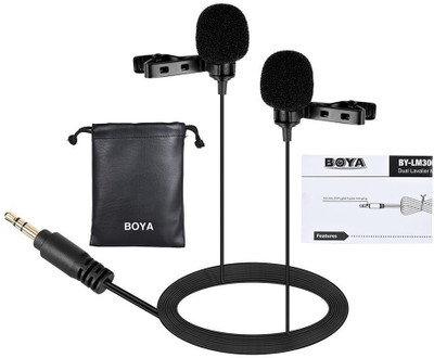 

Boya LM300 Dual-Lavalier Camera Microphone