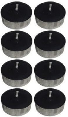 

PHOBIS Black Tealight Candle (PACK of 50) Candle(Black, Pack of 50)