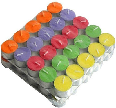 

PHOBIS Multicolour Tealight Candle Candle(Multicolor, Pack of 50)