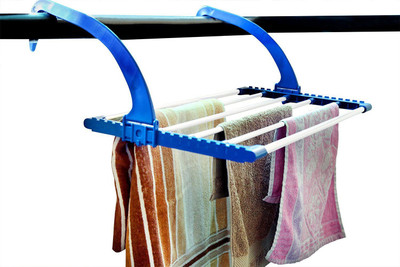 Continental clothes drying stand for balcony,corridor,backyard.door,bathroom - ( IT N - LYB02 ) ( Blue ) Plastic Wall Cloth Dryer Stand(Blue) available at flipkart for Rs.575