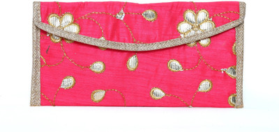 

SUVASANA Party Multicolor, Silver Clutch