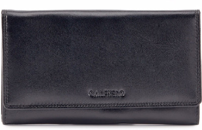 

Calfnero Casual Black Clutch