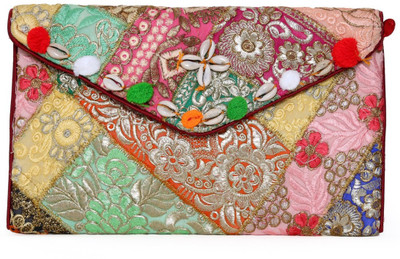 

SUVASANA Party Multicolor Clutch