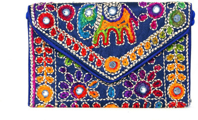 

SUVASANA Party Multicolor Clutch