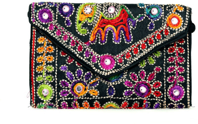 

SUVASANA Party Multicolor Clutch